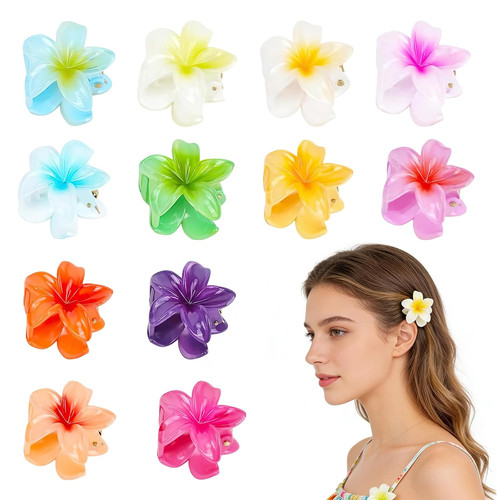 Stück blumen haarklammer - blumen,