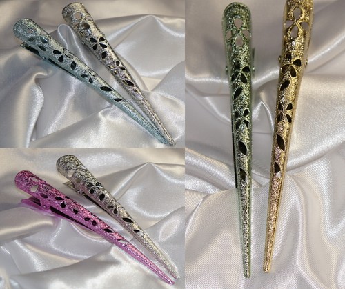 Haarspange beakclip silber - haarspange,