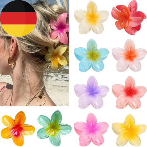 Stück blumen haarklammer - blumen,