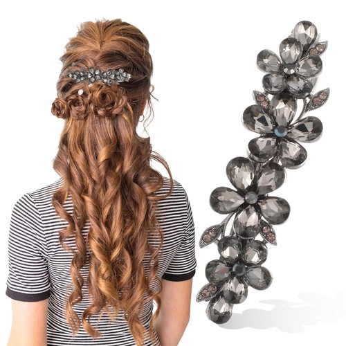 Strass haarspange damen blumen - damen,