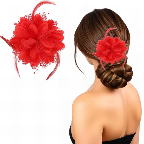 Blumen haarspange damen - blumen,