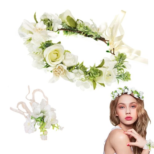 Blumenkrone haarkranz boho - blumenkrone,