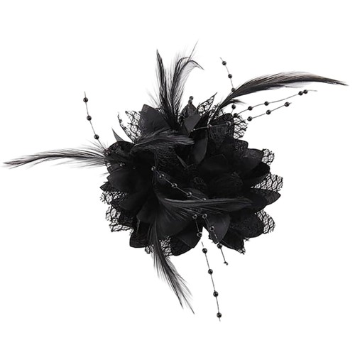Feder blume haarspange für - feder,
