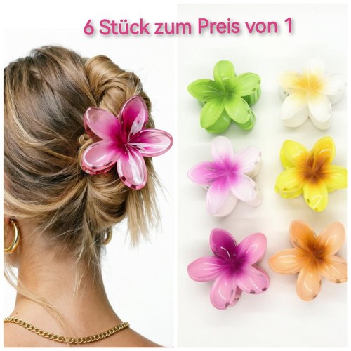 Bunte blumen haarspangen - bunte, blumen-haarspangen
