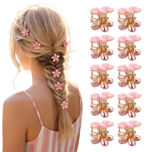 Pcs blumen haarklammer - 10,