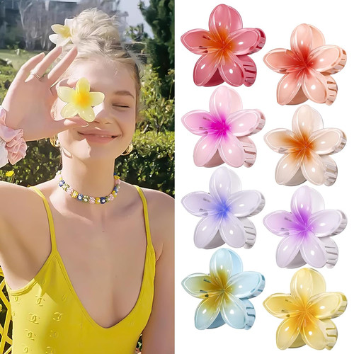 Blumen haarklammer stück - haarklammer,, 8