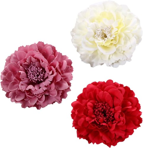 3er set blumen haarspange - 3er,