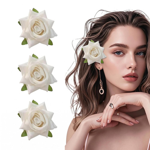 Stück rosen haarspange - stück, rosen-haarspange