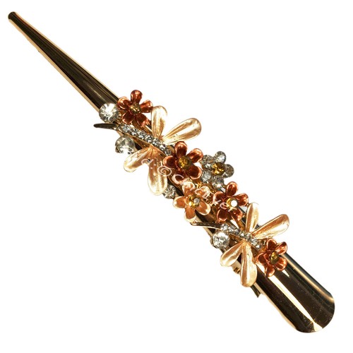 Haarspange libellen blumen - haarspange,