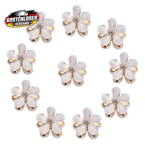 Mini haarspange blumen - mini, strass