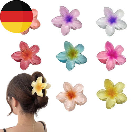 Stück blumen haarklammer - 8,