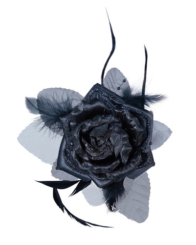 Blumen haarspange mit rose und - blumen,