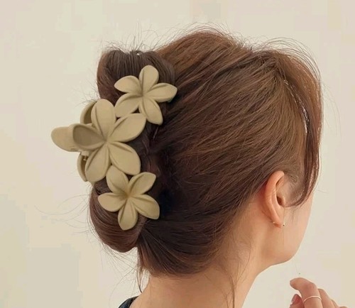 Große blumen haarspange - 1,