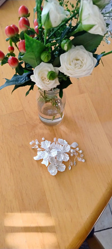 Braut haarspange haarschmuck - braut,
